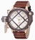Invicta Russian Diver Mechanical Hand Wind Brown Leather Watch # 16173 (Men Watch)