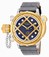 Invicta Russian Diver Mechanical Cage Blue Dial Leather Watch # 16204 (Men Watch)