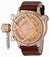 Invicta Rose Gold Dial Stainless Steel Band Watch # 16215 (Men Watch)