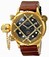 Invicta Russian Diver Mechanical Hand Wind Brown Leather Watch # 16244 (Men Watch)