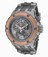 Invicta Grey Dial Steel And 18k Gold Band Watch #16245 (Men Watch)