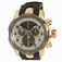 Invicta Silver Dial Uni-directional Rotating Gunmetal Ion-plated Band Watch #16311 (Men Watch)
