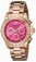 Invicta Pink Dial Luminescent Hands Watch #16657 (Women Watch)