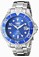 Invicta Blue Dial Stainless Steel Band Watch #16857 (Men Watch)