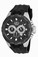 Invicta I Force Quartz Chronograph Date Black Silicone Watch # 16918 (Men Watch)