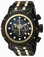 Invicta Black Dial Stainless Steel Band Watch #16950 (Men Watch)