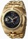 Invicta Black Dial Stainless Steel Plated Watch #16956 (Men Watch)