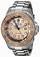 Invicta Rose-tone Dial 18kt. Gold Plated Stainless Steel Watch #16965 (Men Watch)