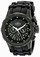 Invicta I Force Quartz Chronograph Date Black Silicone Watch # 16974 (Men Watch)