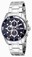 Invicta Specialty Quartz Chronograph Date Blue Dial Stainless Steel Watch # 17013 (Men Watch)
