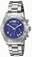 Invicta Blue Dial Stainless Steel Band Watch #17024 (Men Watch)
