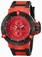 Invicta Red Dial Ion Plated Stainless Steel Watch #17120 (Men Watch)