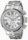 Invicta Silver Dial Chronograph Luminous Measures Seconds Watch #17160 (Men Watch)