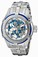 Invicta Blue Dial Stainless Steel Band Watch #17175 (Women Watch)