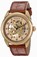 Invicta Gold Dial Stainless Steel Watch #17188SYB (Men Watch)
