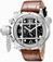 Invicta Russian Diver Quartz Chronograph Day Date Brown Leather Watch # 17334 (Men Watch)