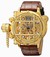 Invicta Russian Diver Quartz Chronograph Day Date Brown Leather Watch # 17339 (Men Watch)