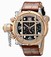 Invicta Russian Diver Mechanical Hand Wind Chronograph Day Date Brown Leather Watch # 17347 (Men Watch)