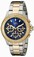 Invicta Blue Dial Stainless Steel Band Watch #17362 (Men Watch)