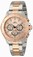 Invicta Rose Gold Dial Stainless Steel Band Watch #17363 (Men Watch)