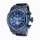 Invicta Blue Dial Leather Band Watch #17376 (Men Watch)