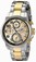 Invicta Gold Dial Stainless Steel Band Watch #17428 (Women Watch)