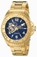 Invicta Blue Dial Stainless Steel Band Watch #17461 (Men Watch)