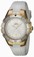 Invicta White Dial Uni-directional Rotating With White Top Ring Band Watch #17484 (Women Watch)