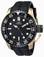 Invicta Black Dial Ion Plated Stainless Steel Watch #17511 (Men Watch)
