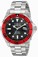 Invicta Black Dial Ion Plated Stainless Steel Watch #17556 (Men Watch)