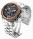 Invicta Black With Wave Pattern Dial Fixed Copper-tone Band Watch #17636 (Men Watch)