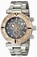 Invicta Mother Of Pearl Dial Stainless Steel Band Watch #17689 (Men Watch)