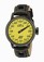 Invicta S1 Rally Quartz Yellow Dial Black Leather Watch # 17700 (Men Watch)