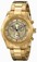 Invicta Gold-tone Dial 18k Gold Plated Stainless Steel Watch #17730 (Men Watch)