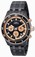 Invicta Black Dial Ion Plated Stainless Steel Watch #17739 (Men Watch)