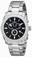 Invicta Black Dial Stainless Steel Band Watch #17741 (Men Watch)