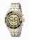 Invicta Gold Dial Stainless Steel Band Watch #17758 (Men Watch)
