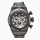 Invicta Gunmetal Dial Fixed Gunmetal Ion-plated With Cable Wiire Trim Band Watch #17832 (Men Watch)