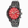 Invicta Red Dial Stainless Steel Band Watch #18021 (Men Watch)