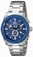 Invicta Blue Dial Ion Plated Stainless Steel Watch #18043 (Men Watch)
