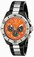 Invicta Orange Dial Stainless Steel Band Watch #18223 (Men Watch)