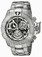 Invicta Gunmetal Skeleton Quartz Watch #18233 (Men Watch)