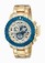 Invicta Champagne Dial Stainless Steel Band Watch #18237 (Men Watch)