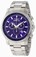 Invicta Blue Dial Stainless Steel Band Watch #1834 (Men Watch)