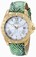 Invicta Angel Quartz Mother of Pearl Dial Green Leather Watch # 18358 (Women Watch)