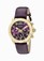 Invicta Purple Dial Stainless Steel Band Watch #18482 (Women Watch)