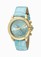Invicta Pro Diver Quartz Analog Day Date Blue Leather Watch # 18487 (Women Watch)