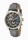 Invicta I Force Quartz Chronograph Date Grey Leather Watch # 18567 (Men Watch)