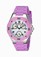 Invicta White Dial Fixed Purple Ion-plated Band Watch #18790 (Women Watch)