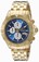 Invicta Blue Dial Stainless Steel Band Watch #18855 (Men Watch)
